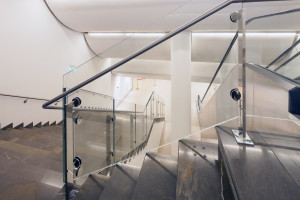 MONTECARLO GRIMALDI FORUM GLASS BALUSTRADING